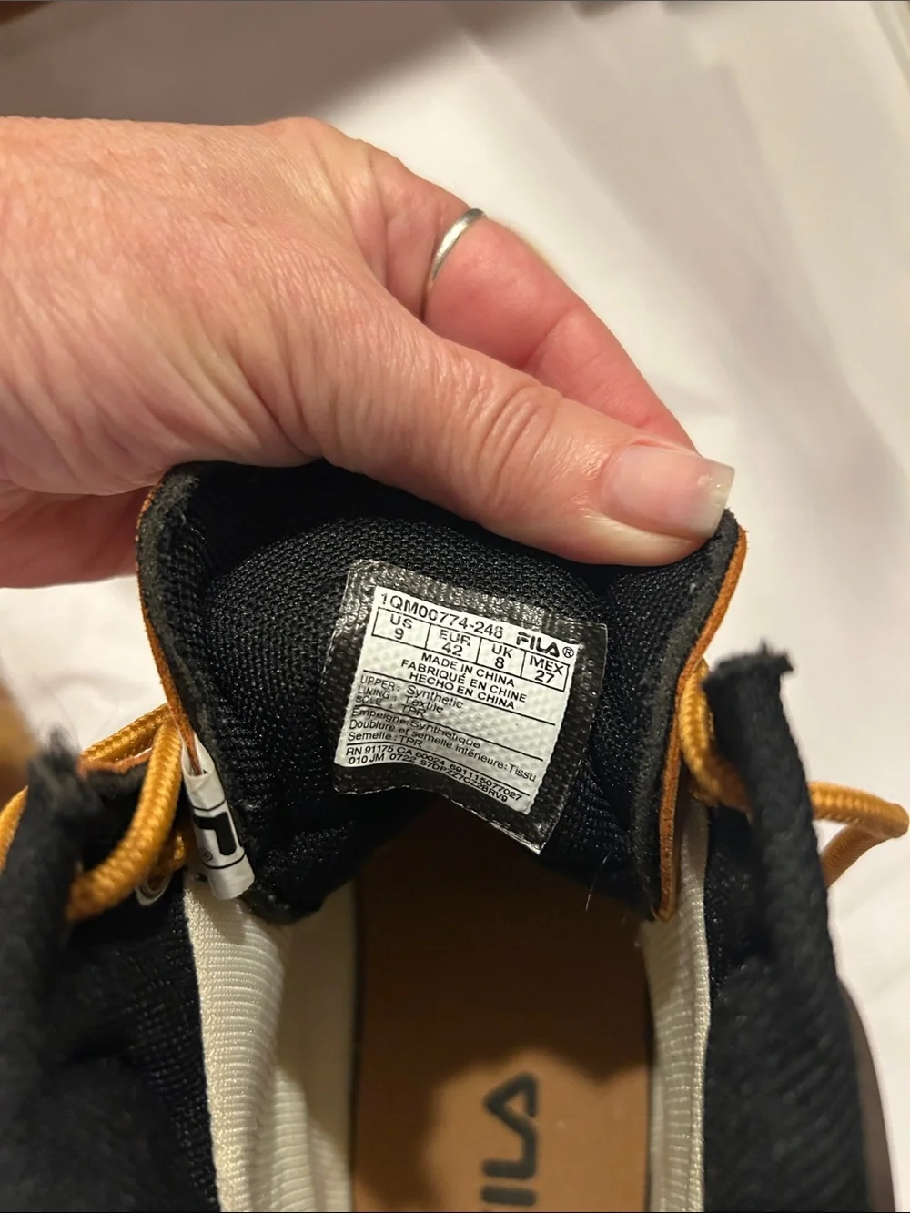Fila Men's Wheat-Color Lace-Up Work Boots
